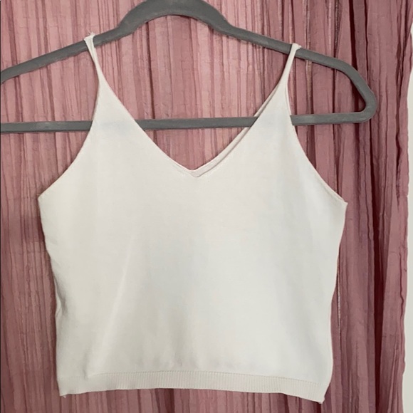 Cropped White Tank - Picture 1 of 3